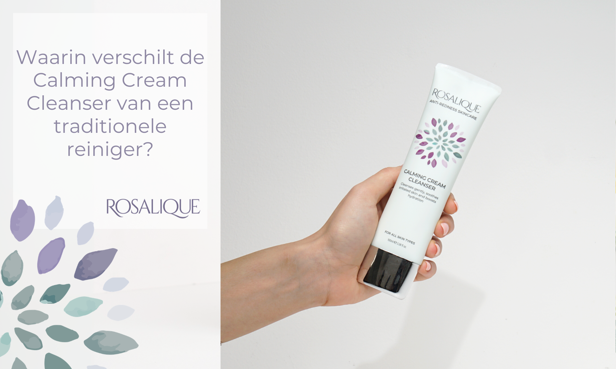Waarin verschilt de Calming Cream Cleanser van een traditionele reiniger?