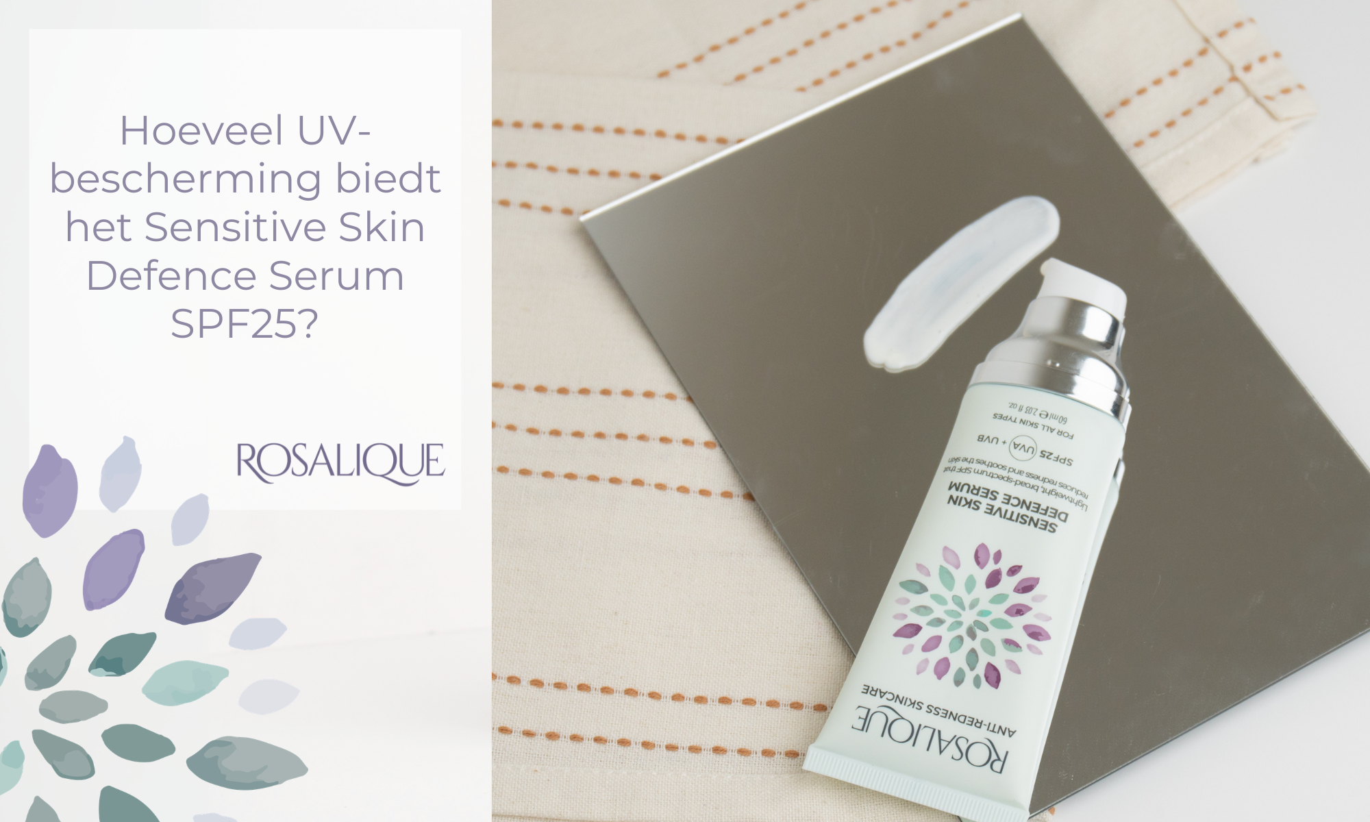 Hoeveel UV-bescherming biedt het Sensitive Skin Defence Serum SPF25?