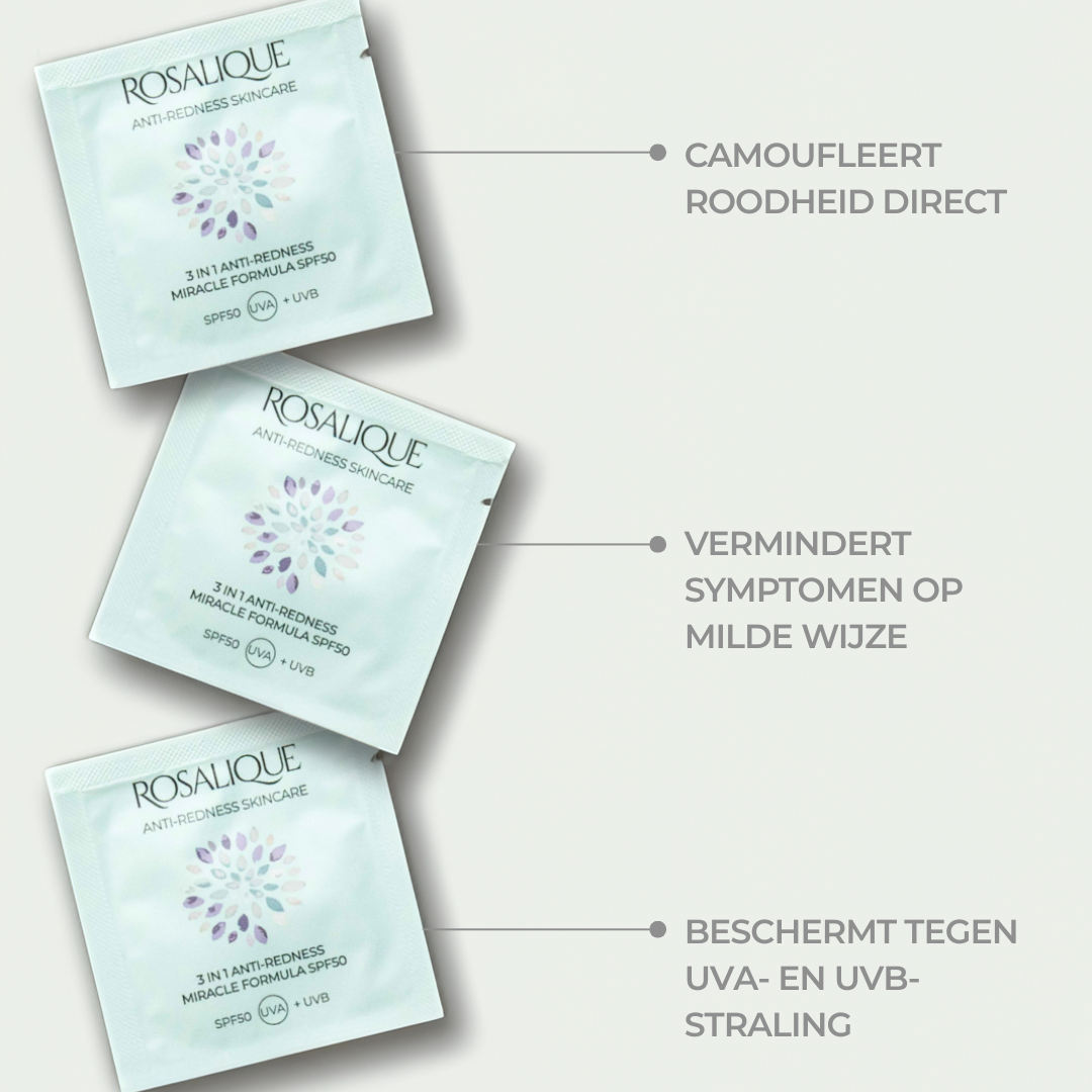 Rosalique 3 in 1 Anti-Redness Miracle Formula SPF50 Sample 3ml