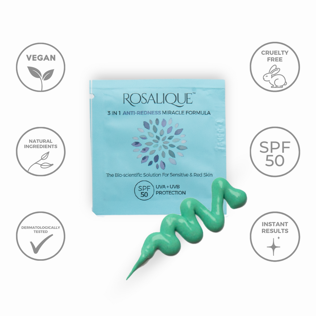 Rosalique 3 in 1 Anti-Redness Miracle Formula SPF50 Sample 3ml